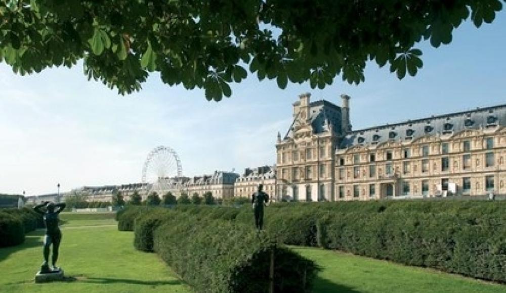 le Jardin de Tuileries tout près de l'Hôtel du Lion d'or